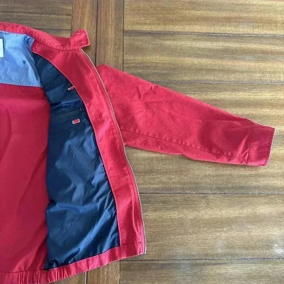 Brooks Brothers Red Fleece Full Zip Up Lightweight Jacket Men’s SZ M Red - Picture 5 of 15